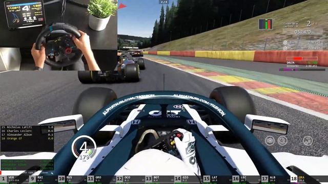 Alpha Tauri F1 2020 in Spa |Assetto Corsa [Logitech G29] смотреть онлайн