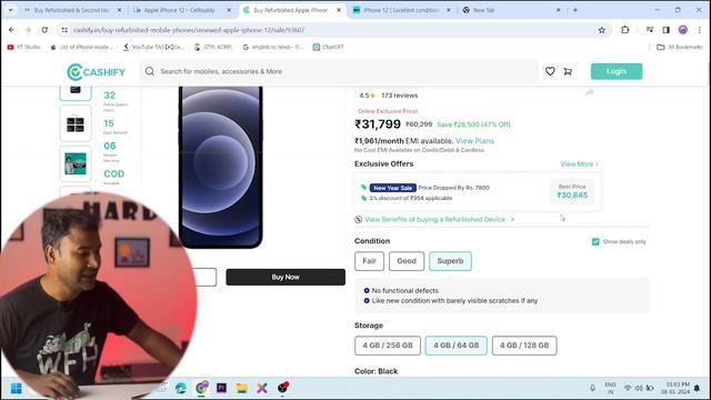 Second Hand iPhone 12 128GB at ₹19,590 ? TOP 5 Website to Buy 2nd Hand iPhone in 2024 ✅ смотреть онлайн