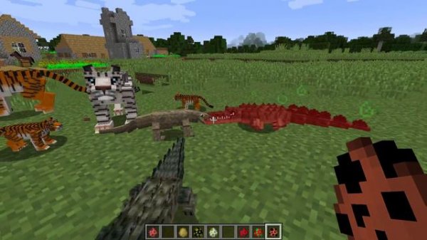 Minecraft MO' CREATURES MOD / SPAWN PLENTY OF NEW ANIMALS IN MINECRAFT!!