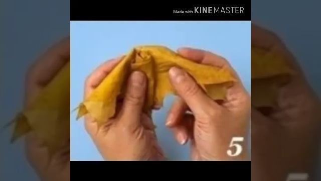 Как сделать розу из кленовых листьев. смотреть онлайн