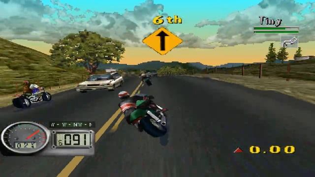 Road Rash 3D 1998 (psx1) #Симулятор Брутального Бабайкера смотреть онлайн