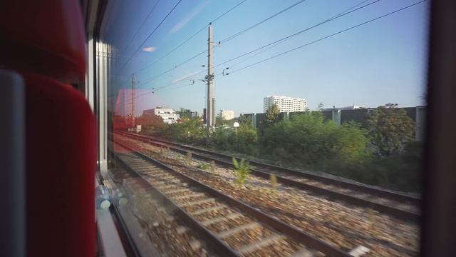 Austria, Vienna, S-Bahn Ride From Weidlingau To Wien Westbahnhof