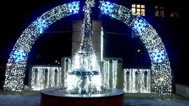 Новогоднее оформление. Красноярск. смотреть онлайн