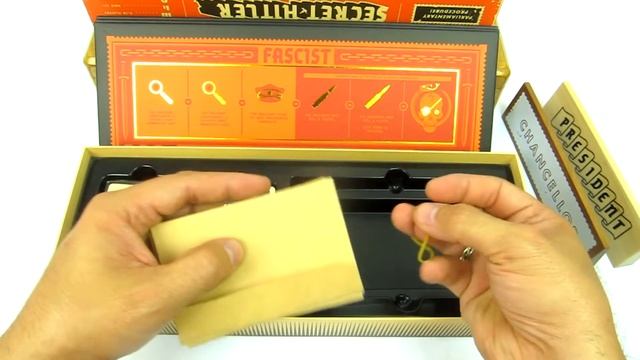 Boardgame Unboxing Secret Hitler Kickstarter Wooden Box Special Edition! смотреть онлайн