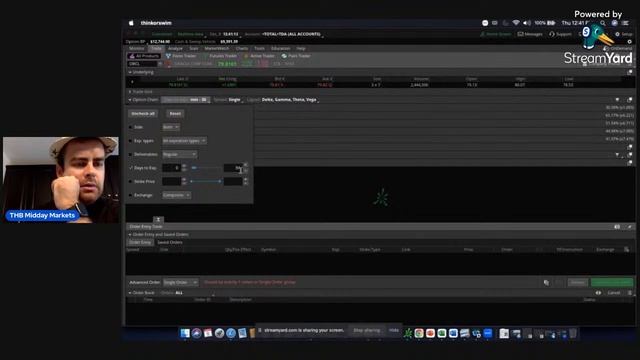 Placing a LIVE Trade - Oracle LEAP Option: Earnings Play - Market Livestream! смотреть онлайн