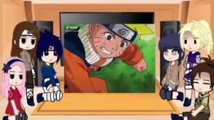 Naruto friends react to Naruto and Naruto badass moments || gacha reaction