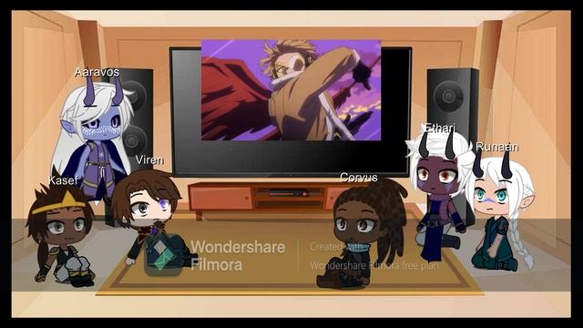 Dragon prince react to Hawks Gacha Club смотреть онлайн