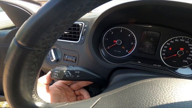 How To Enable Or Disable Cruise Control In Volkswagen Polo V ( 2009 – 2017 )
