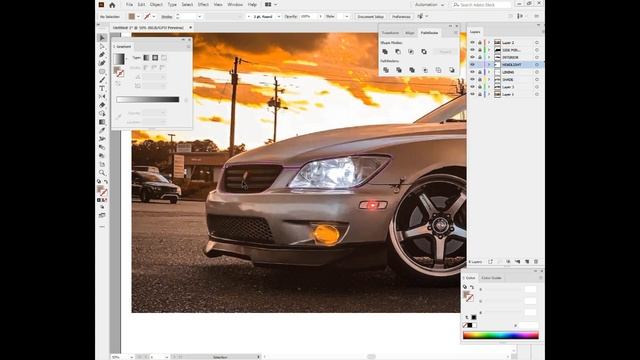 My 4th video doing car vector using adobe illustrator смотреть онлайн