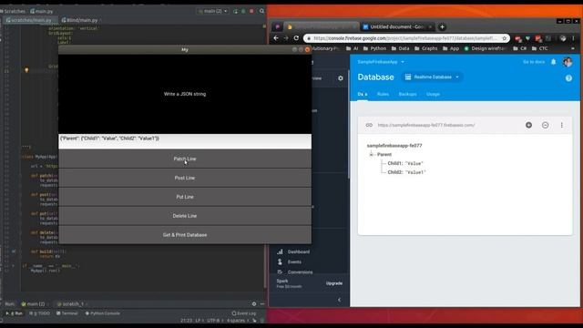 Using a Realtime Database in Python (Kivy) using Firebase смотреть онлайн