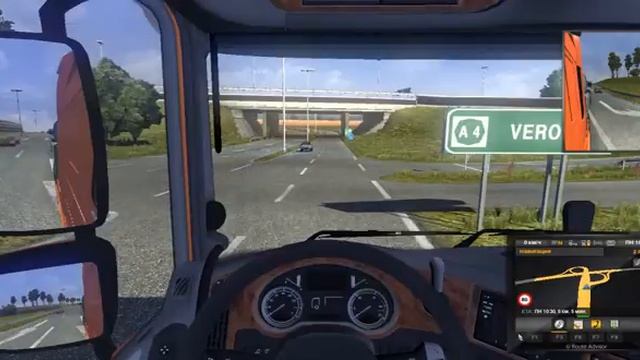как включить режим полета в Euro Truck Simulator 2 смотреть онлайн