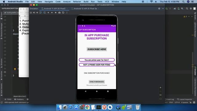 In-app Billing library latest version 4 | Android In app Subscription & Purchase | Ads Removal Java смотреть онлайн