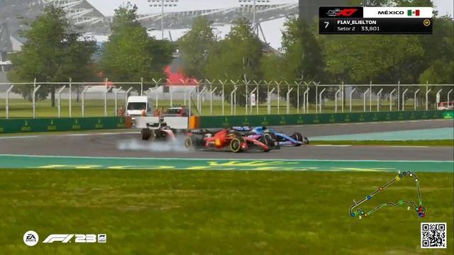 F1 2023 F1AV CLUB eSports T 19 GRID HARD 4° ETAPA GP MÉXICO смотреть онлайн