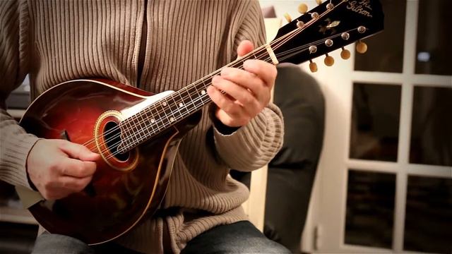 Irish Mandolin tunes. Bear Island irish reel played on Gibson mandolin смотреть онлайн