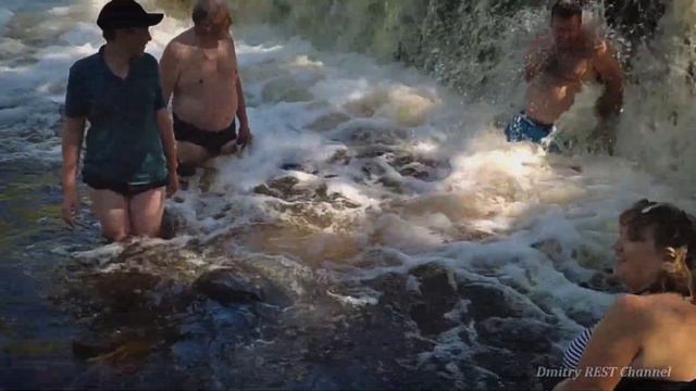 ВОДОПАД на реке ВЯТА... Фрагмент 5... Под МИОРАМИ - БЕЛАРУСЬ смотреть онлайн