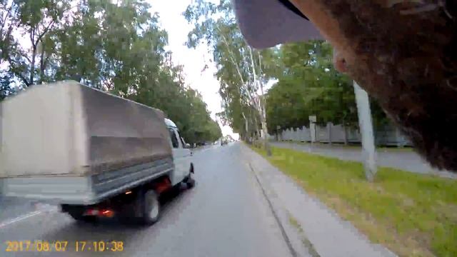 С работы в МТС на Репина, 95 - еду домой на велосипеде 7 августа 2018 г. смотреть онлайн