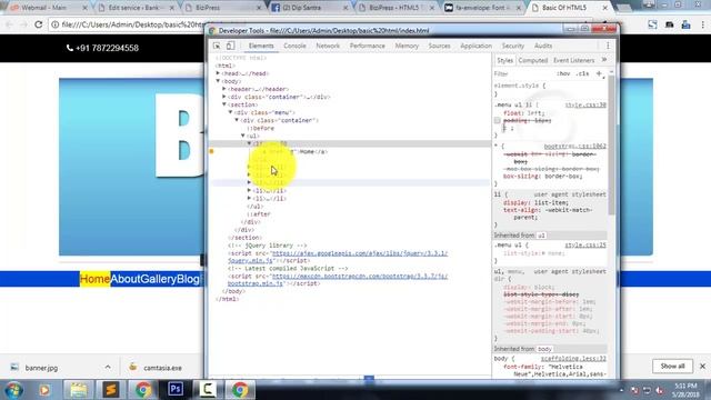 How To Make A Website Basic HTML and CSS // Learn html5 and css3 смотреть онлайн