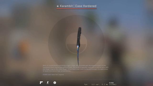 Karambit blue gem 360° full look | Most expensive csgo skin смотреть онлайн