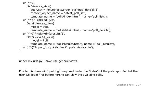 Django : Django Generic Views using decorator login_required смотреть онлайн