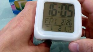 Cube LCD Clock