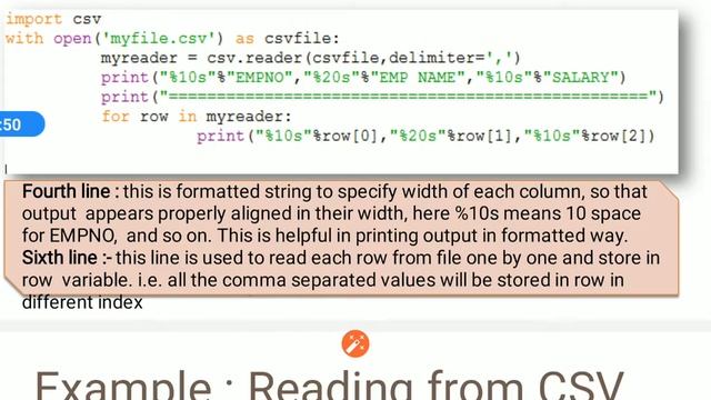 CSV file in Python Class XII Kapil Dev смотреть онлайн