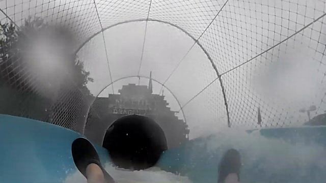 POV Dragon's Revenge Water Coaster Slide at Schlitterbahn New Braunfels смотреть онлайн