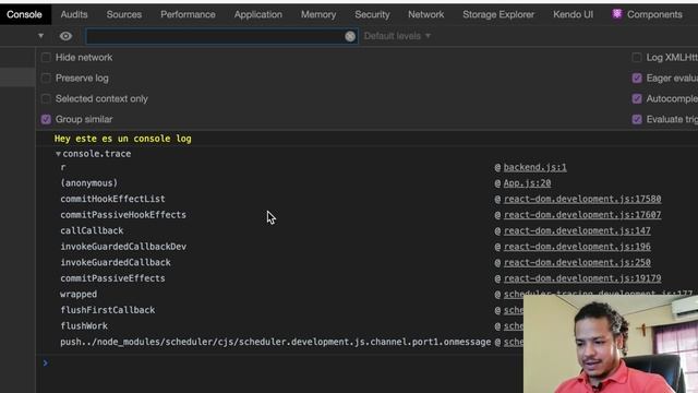 Consola de Javascript, más que un log смотреть онлайн