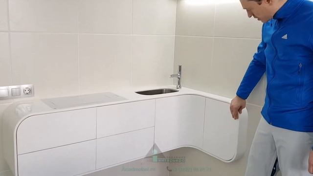 Кухня из акрилового камня в офис смотреть онлайн
