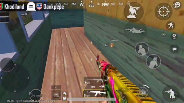 PUBGMOBILE: дуо катка 3 лицо VS первое лицо смотреть онлайн