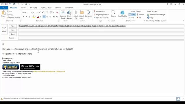 Getting Started with EmailMerge for Outlook смотреть онлайн