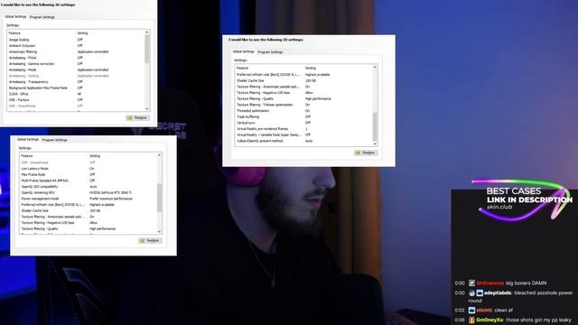 chat reacts to jL nvidia settings! - CS2 смотреть онлайн