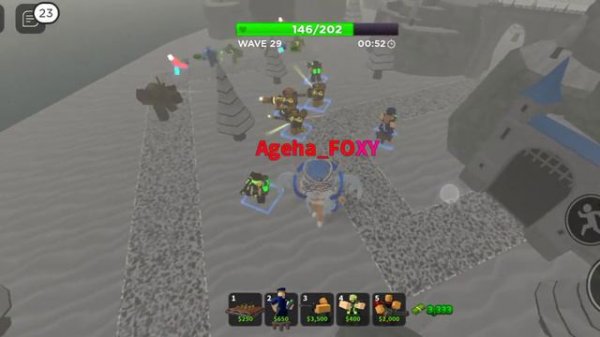 #1 Attempt SOLO Fallen - Winter Stronghold [TDS Roblox] / RAW clips