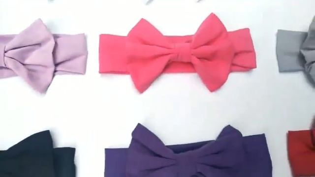 Детская повязка на голову с бантом, вязаная хлопковая эластичная для девочек, тюрбан голову, летняя смотреть онлайн