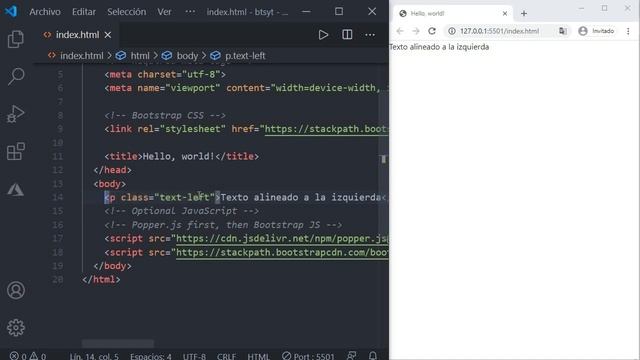 Bootstrap v5 - Dimensionamiento y Texto смотреть онлайн