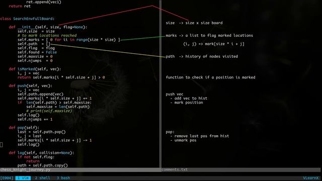 The Knight's Tour Problem and Depth First Search (Python) смотреть онлайн
