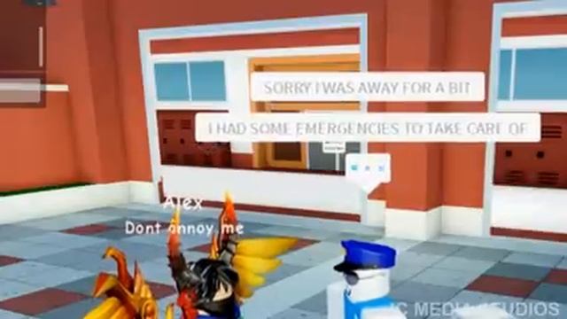 ROBLOX: MEET OFFICER NOOB! (NOOB PLAYS "Robloxian Highschool") FEATURING #RobloxToys смотреть онлайн