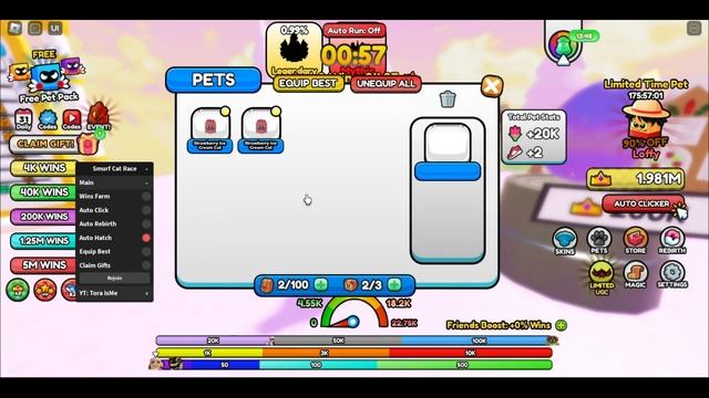 [FREE LIMITED UGC] Smurf Cat Race Script • Auto Farm [Roblox] смотреть онлайн