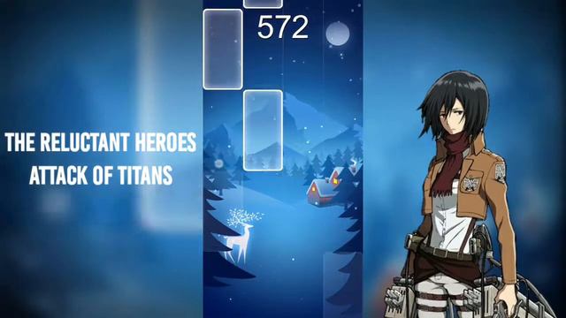 PIANO TILES ANIME - THE RELUCTANT HEROES[ATTACK OF TITAN] смотреть онлайн