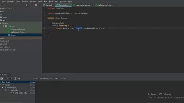 How to run Karate tests with Junit-5 test runner | karate test execution with Junit-5 смотреть онлайн