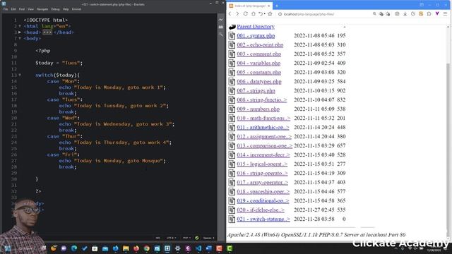 024 - PHP Switch Statement | PHP Tutorial for Beginners Full Course смотреть онлайн