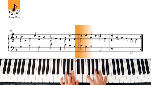 Handel - Sarabende in D minor (for Piano) | Piano Tutorial | Piano Notes смотреть онлайн