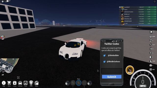 ALL NEW SECRET CODES in VEHICLE SIMULATOR! ?Roblox Vehicle Simulator Update 2020 (Roblox) смотреть онлайн