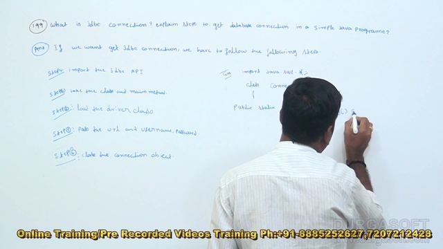 What is JDBC Connection? Explain steps to get Database connection in a simple java program? смотреть онлайн