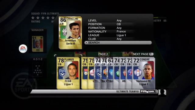 FIFA 10 Ultimate Team - Построение игроков смотреть онлайн