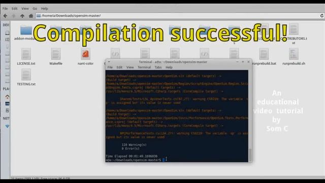 Easily compile Opensim from source code on Linux-HD VIDEO TUTORIAL смотреть онлайн