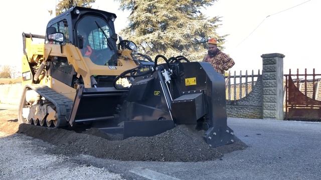 Wheel Trencher WE 450 for optic fiber смотреть онлайн