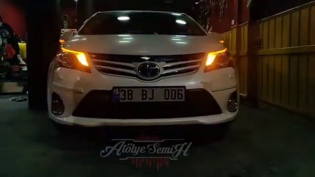 Toyota Avensis T27 Bi-Led Projector ve Gündüz Ledi смотреть онлайн