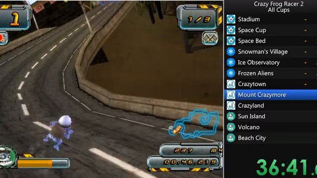 Crazy Frog Racer 2: All Cup (The Annoying Thing) in 1:13:07 смотреть онлайн