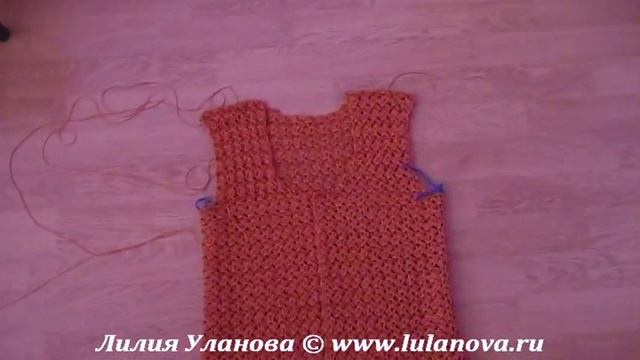 Кофточка Красная и Медная - вязание крючком смотреть онлайн