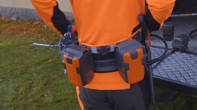 Пояс Husqvarna Flexi (арт. 590 77 67-02) для переноски дополнительных аккумуляторов смотреть онлайн